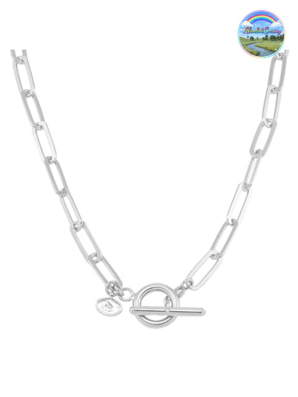 Silpada Sterling Silver Chain Necklace Toggle Clasp 17"